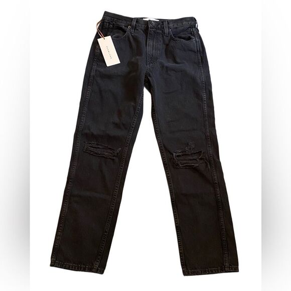NWT SLVRLAKE Black Distressed Women's Jeans - Picture 3 of 6